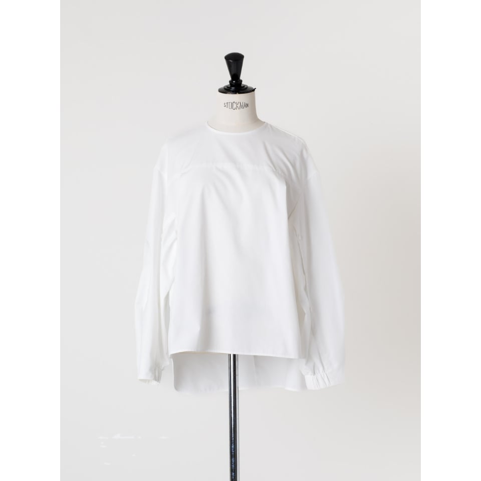 BASE LONG BLOUSE/White | FREY 