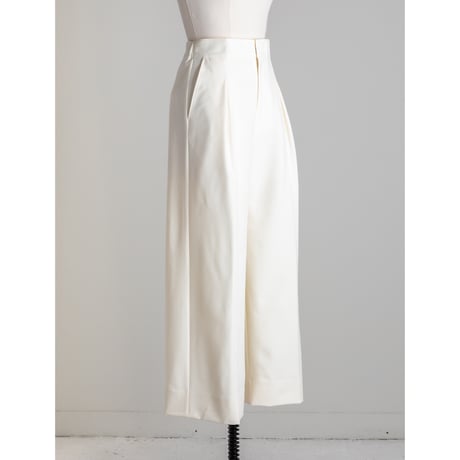 RELAX WIDE PANTS/White