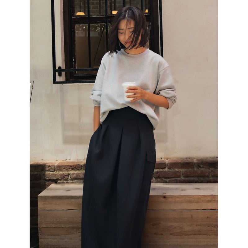 FREY EASY COCOON SKIRT / Black M