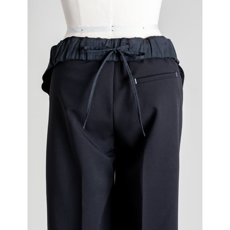 RELAX WIDE PANTS/Black | FREY 