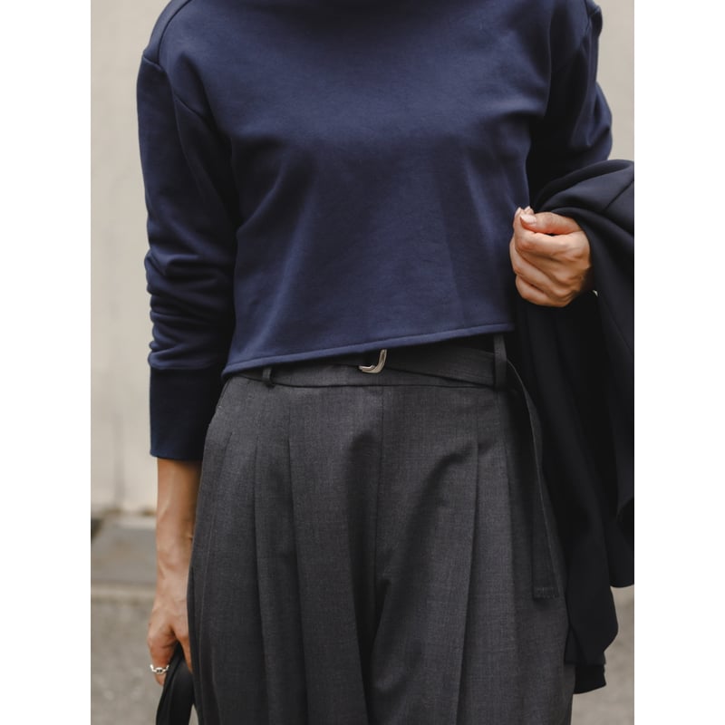 FREY フレイRELAX TUCK PANTS/Gray