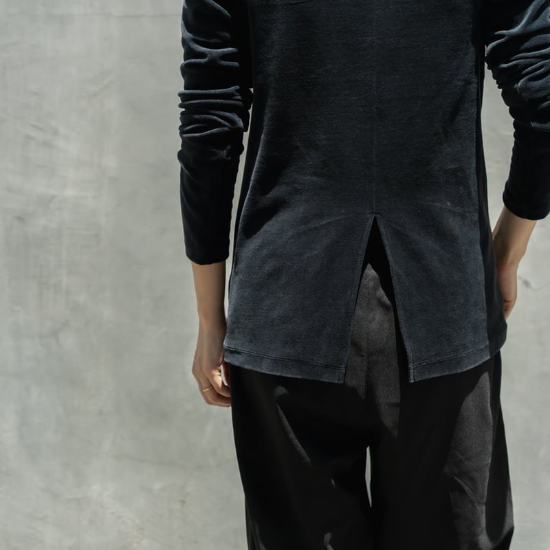 新品タグ付★FREY DOUBLE VELOURE TOP /Navy DOUBLE VELOUR TOP/Navy | FREY