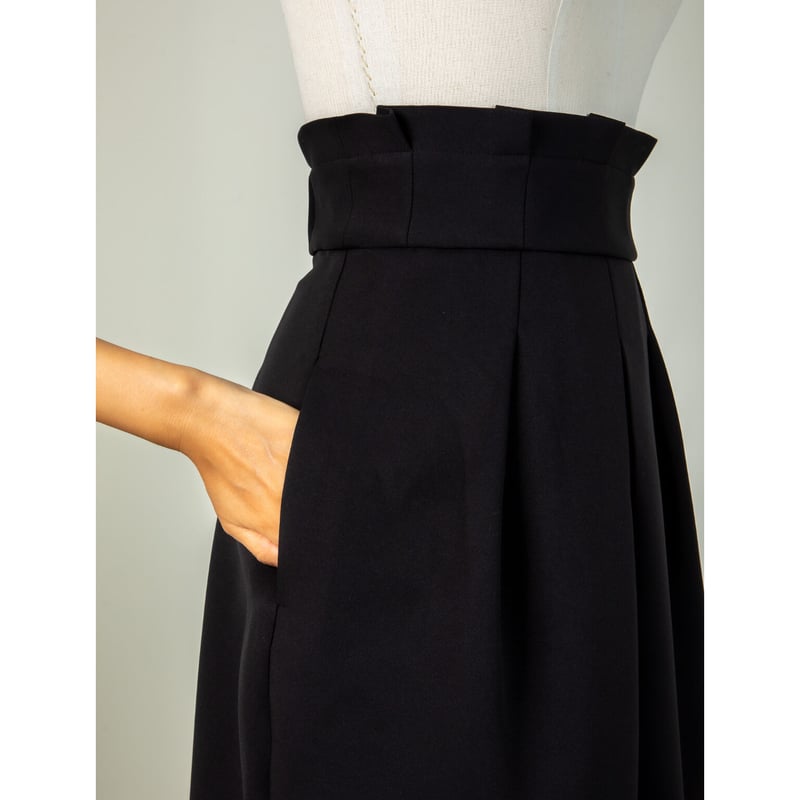 EASY COCOON SKIRT/Black | FREY