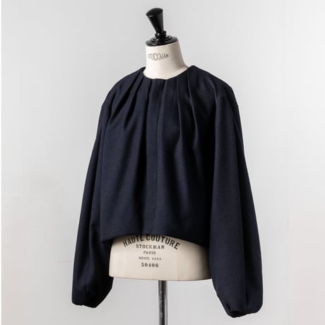 AIR TWEED BLOUSON / Navy