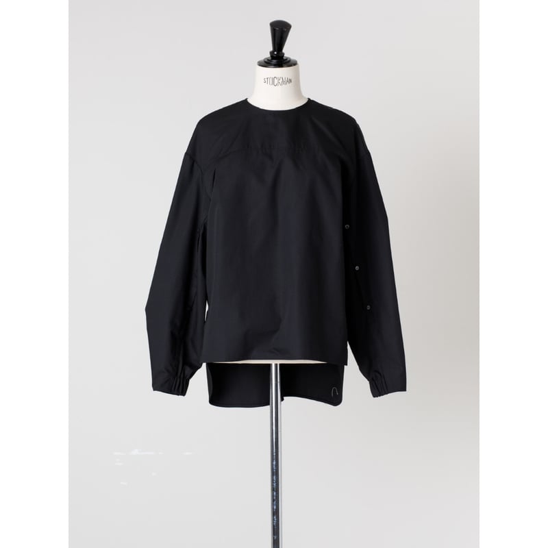 BASE LONG BLOUSE/Black | FREY 