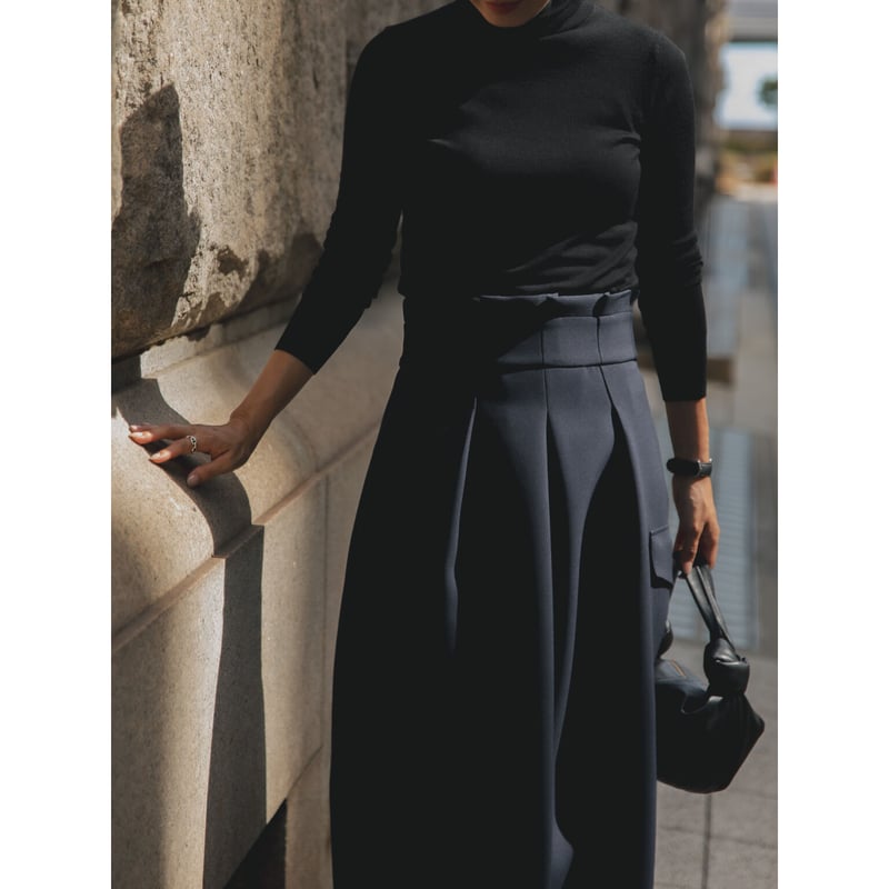 EASY COCOON SKIRT/Navy | FREY EASY COCOON SKIRT/Navy | FREY