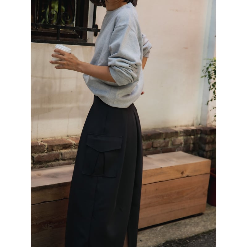 FREY EASY COCOON SKIRT / Black M