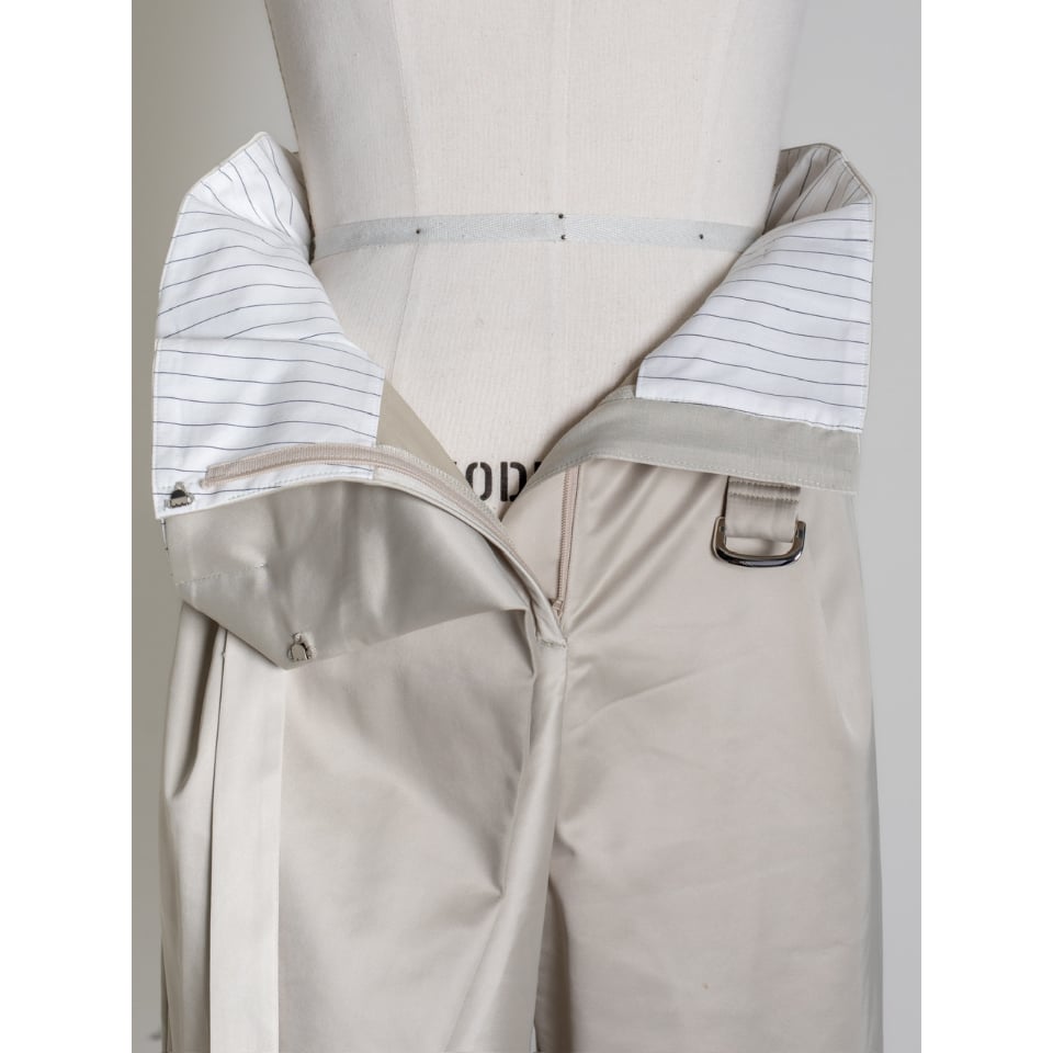 SATIN WATER PANTS/Beige | FREY SATIN WATER PANTS/Beige | FREY