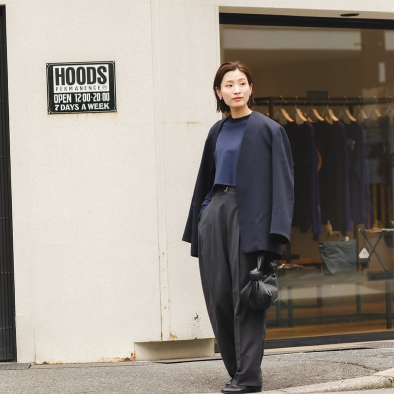 RELAX TUCK PANTS/Gray | FREY