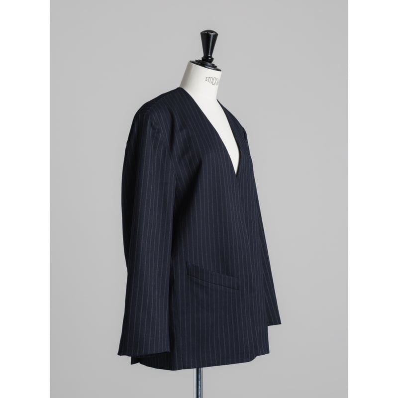 EASY OVER JACKET/Stitch Stripe | FREY