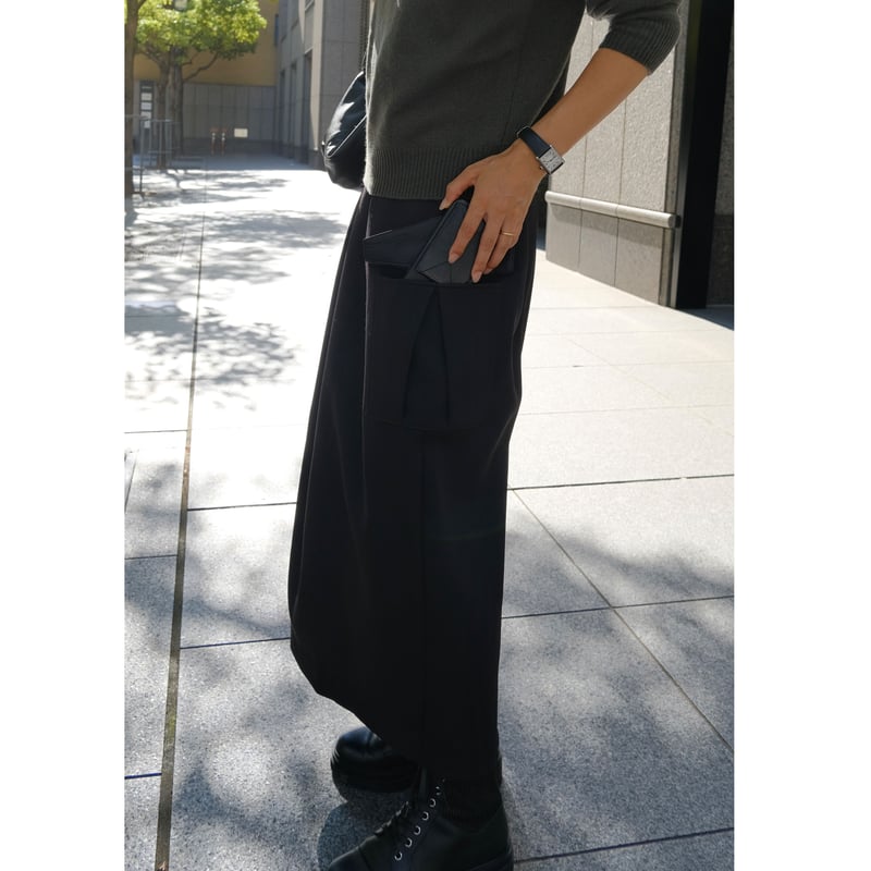 EASY COCOON SKIRT/Black | FREY EASY COCOON SKIRT/Black | FREY
