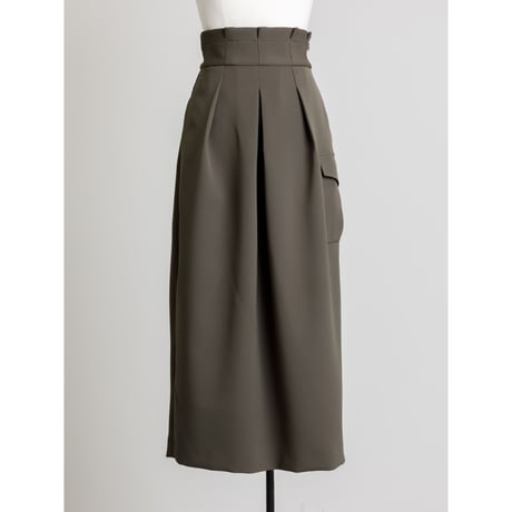 frey フレイ double pocket skirt FREY DOUBLE POCKET SKIRT/Iron gray