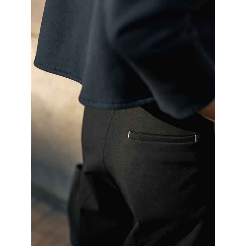 RELAX WIDE PANTS/Black | FREY 