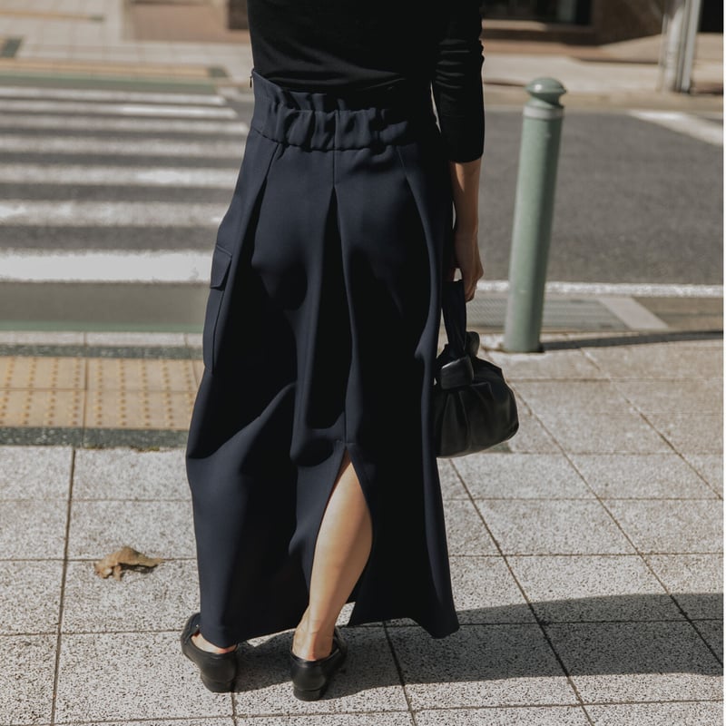 EASY COCOON SKIRT/Navy | FREY EASY COCOON SKIRT/Navy | FREY