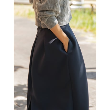 EASY COCOON SKIRT/Navy