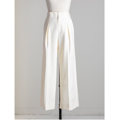 RELAX WIDE PANTS/White
