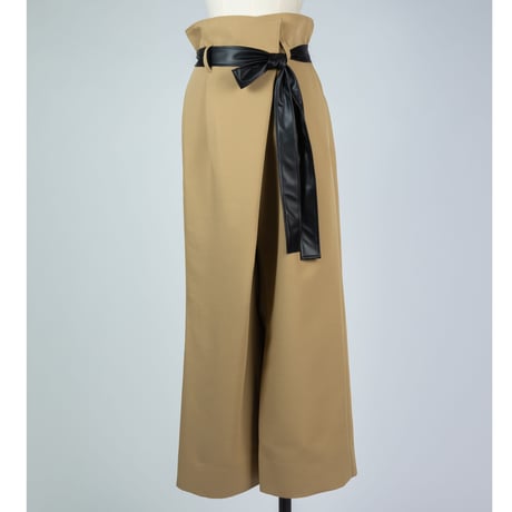 FREY PANTS / Camel beige