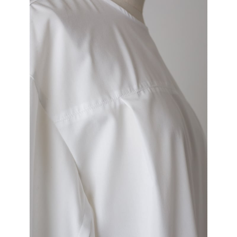 BASE LONG BLOUSE/White | FREY 
