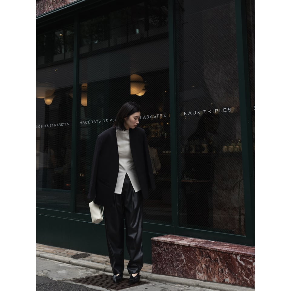 FREY EASY OVER JACKET ネイビー オーバーサイズジャケット EASY OVER