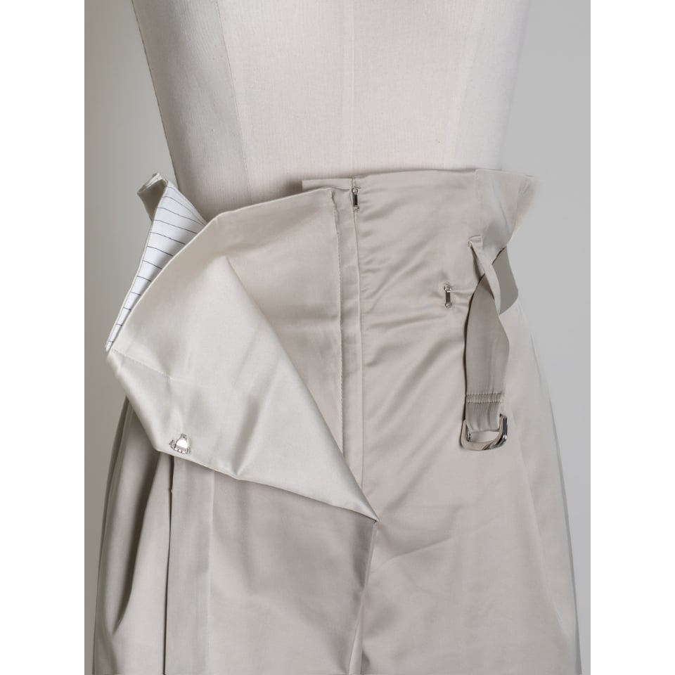 SATIN WATER PANTS/Beige | FREY SATIN WATER PANTS/Beige | FREY