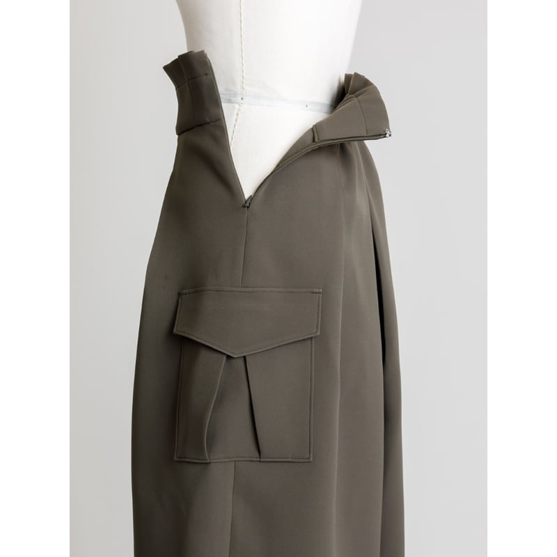 EASY COCOON SKIRT/Khaki | FREY EASY COCOON SKIRT/Khaki | FREY