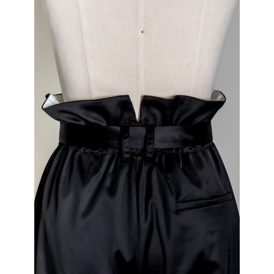 SATIN WATER PANTS/Black | FREY SATIN WATER PANTS/Black | FREY