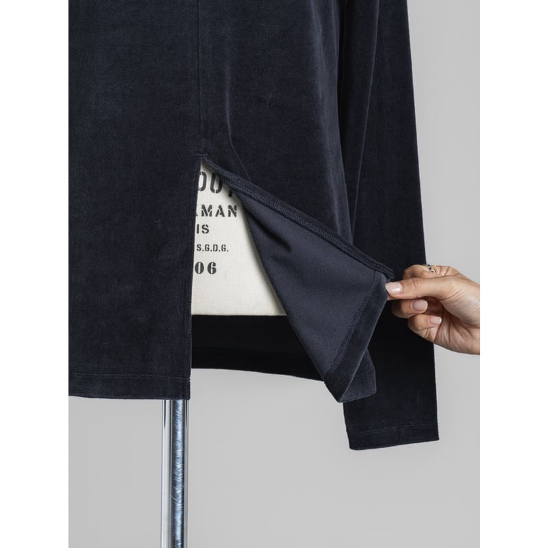 新品タグ付★FREY DOUBLE VELOURE TOP /Navy DOUBLE VELOUR TOP/Navy | FREY