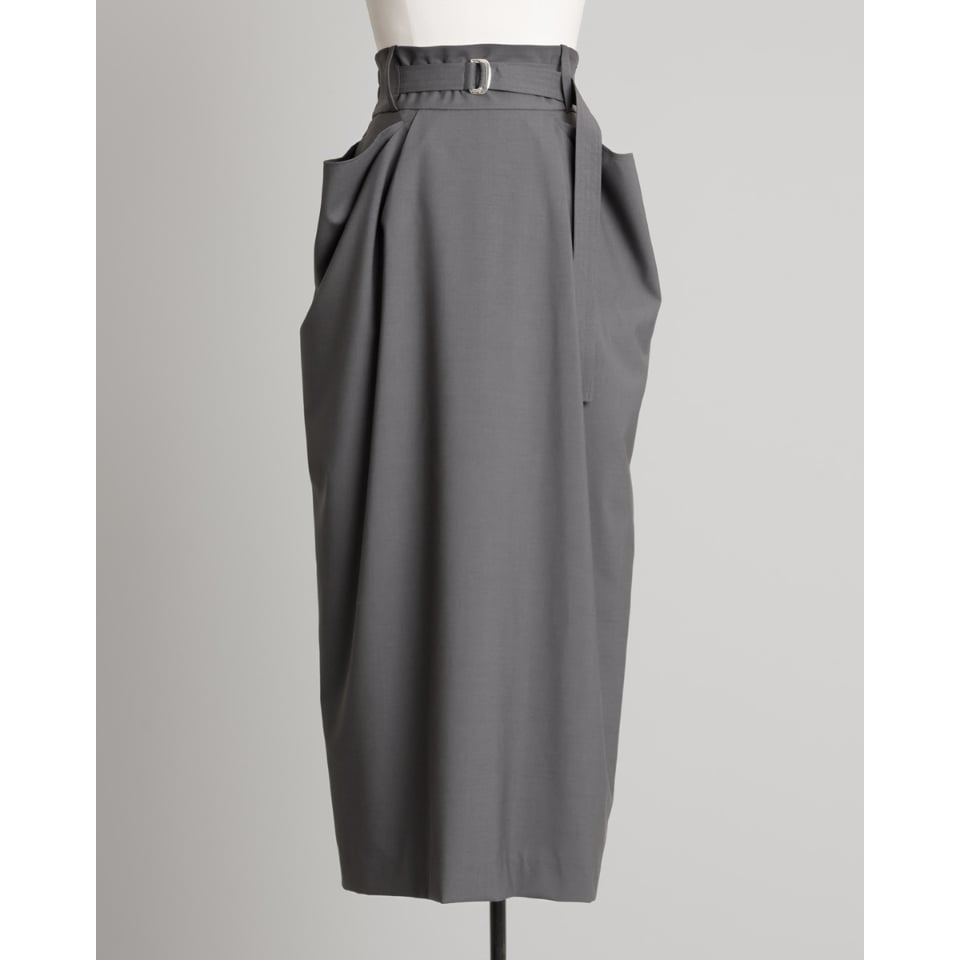 DOUBLE POCKET SKIRT/Iron gray | FREY DOUBLE POCKET SKIRT/Iron gray | FREY