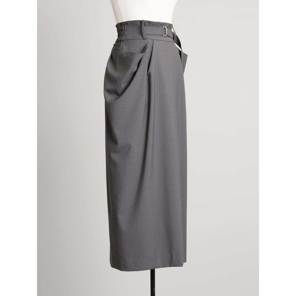 DOUBLE POCKET SKIRT/Iron gray | FREY DOUBLE POCKET SKIRT/Iron gray | FREY