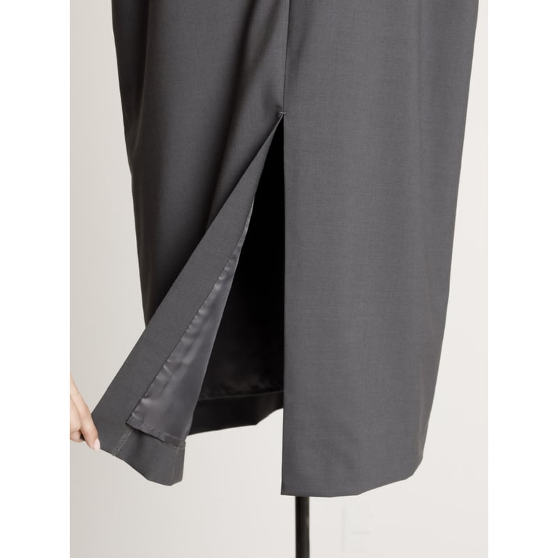 DOUBLE POCKET SKIRT/Iron gray | FREY DOUBLE POCKET SKIRT/Iron gray | FREY