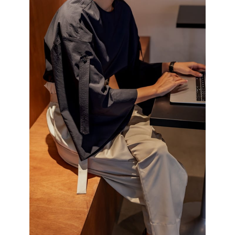 SATIN WATER PANTS/Beige | FREY 