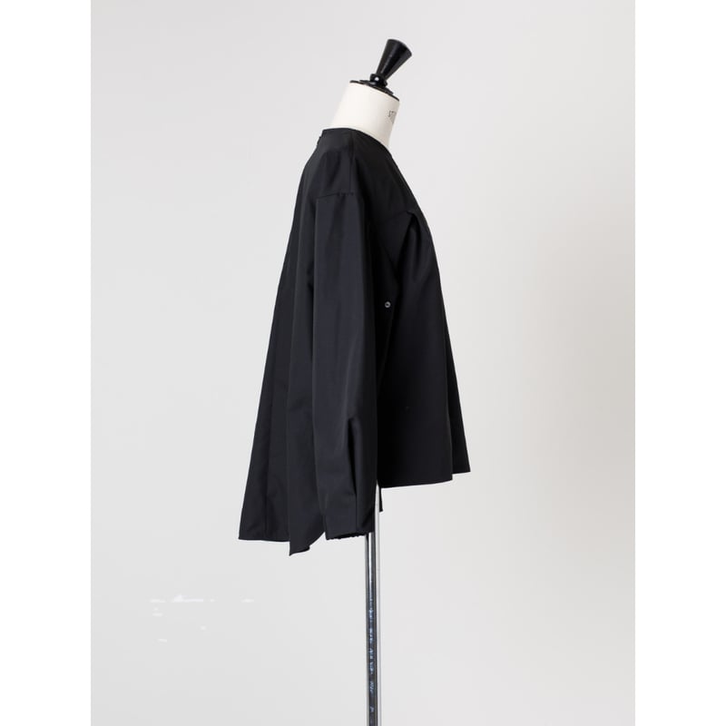 BASE LONG BLOUSE/Black | FREY 