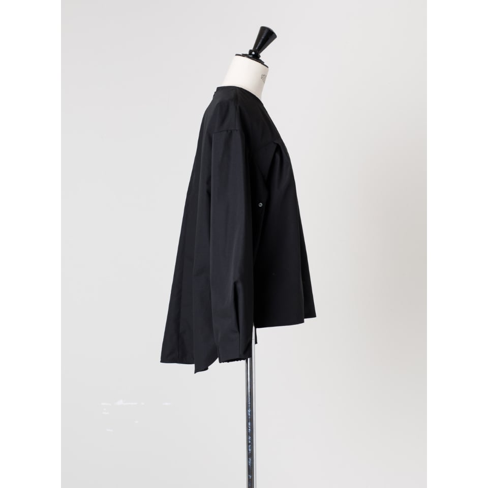 BASE LONG BLOUSE/Black | FREY 