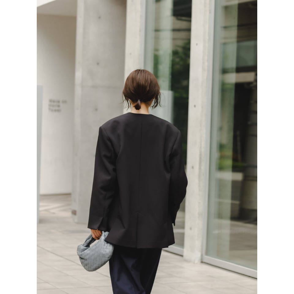 FREY EASY OVER JACKET ネイビー　オーバーサイズジャケット frey EASY OVER JACKET ネイビーSサイズ