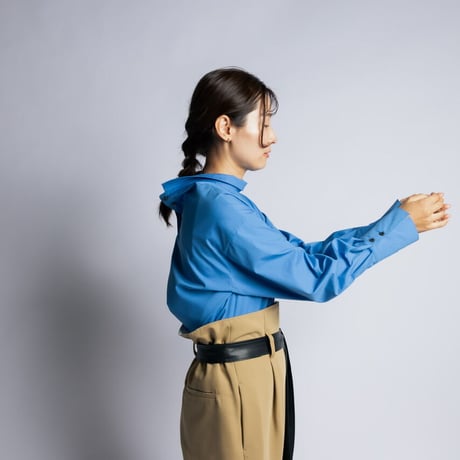 CHAMELEON BLOUSE / Sea blue