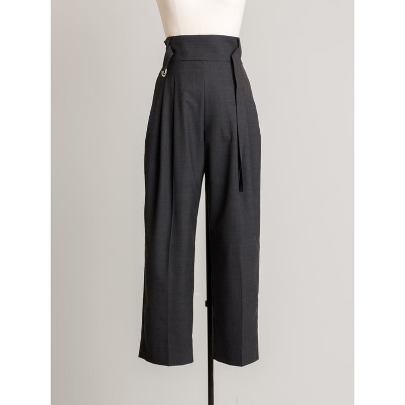 RELAX TUCK PANTS/Gray | FREY