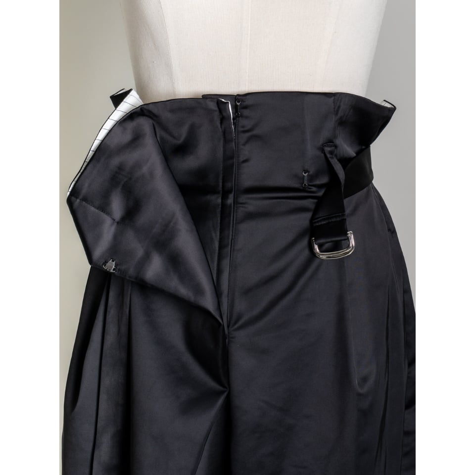 SATIN WATER PANTS/Black | FREY