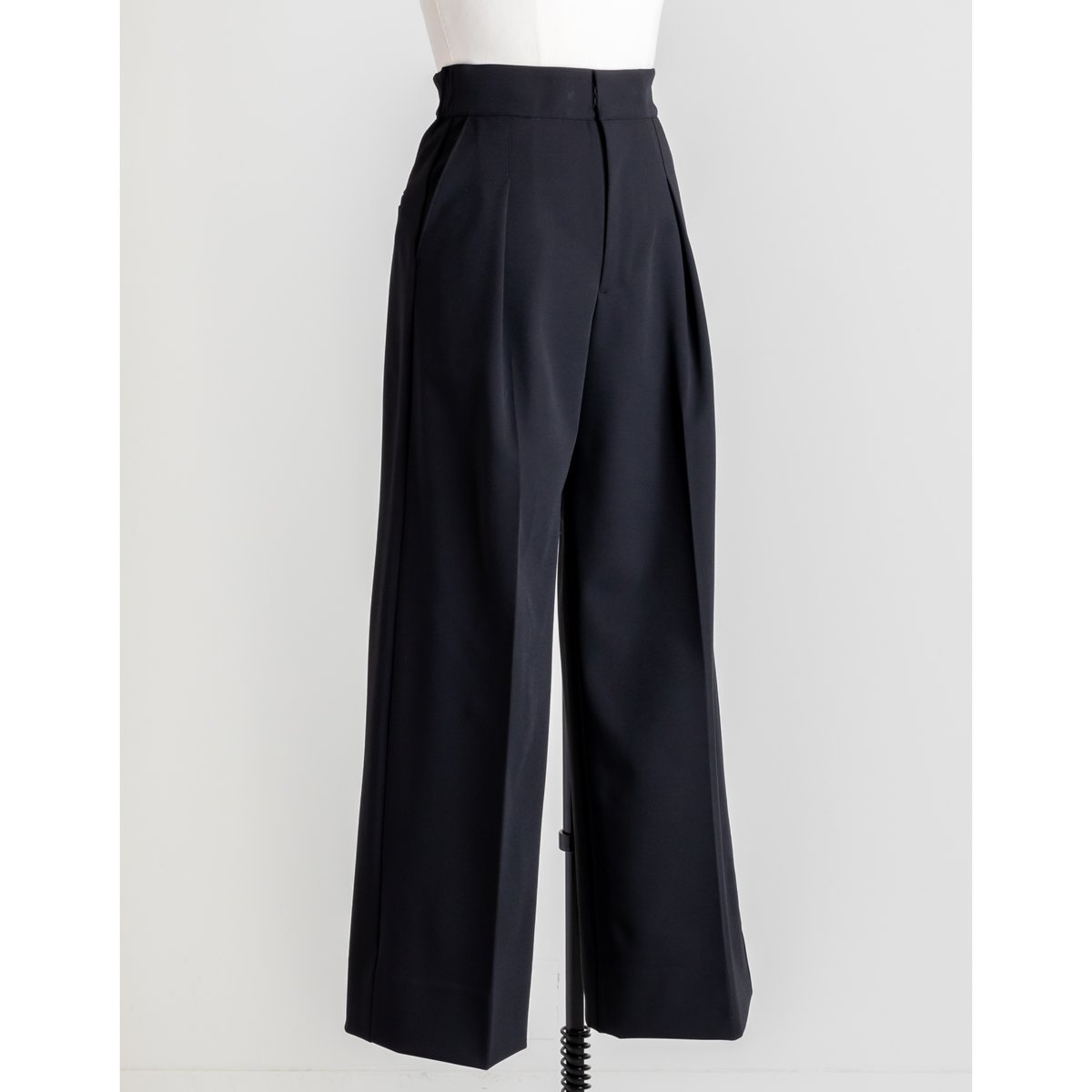 RELAX WIDE PANTS/Black | FREY 