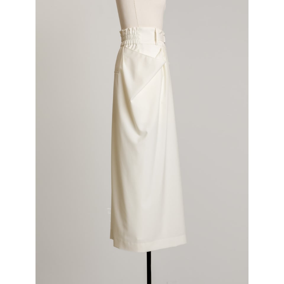 DOUBLE POCKET SKIRT/White | FREY DOUBLE POCKET SKIRT/White | FREY