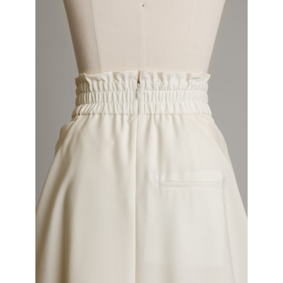 DOUBLE POCKET SKIRT/White | FREY - スカート