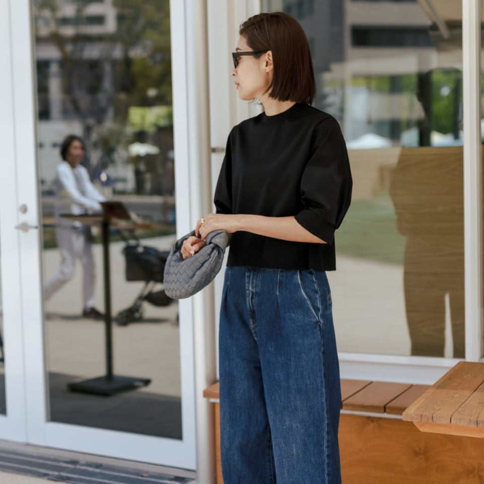 BASE SHORT SLEEVE/Black | FREY