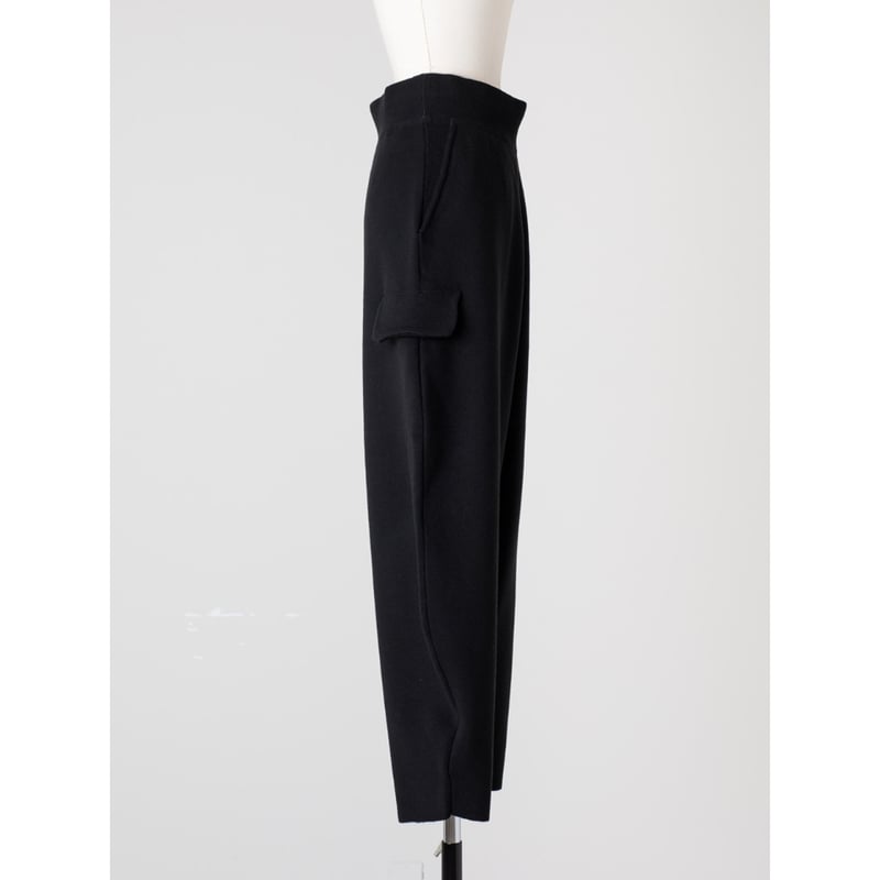 KNIT COCOON PANTS/Black | FREY KNIT COCOON PANTS/Black | FREY