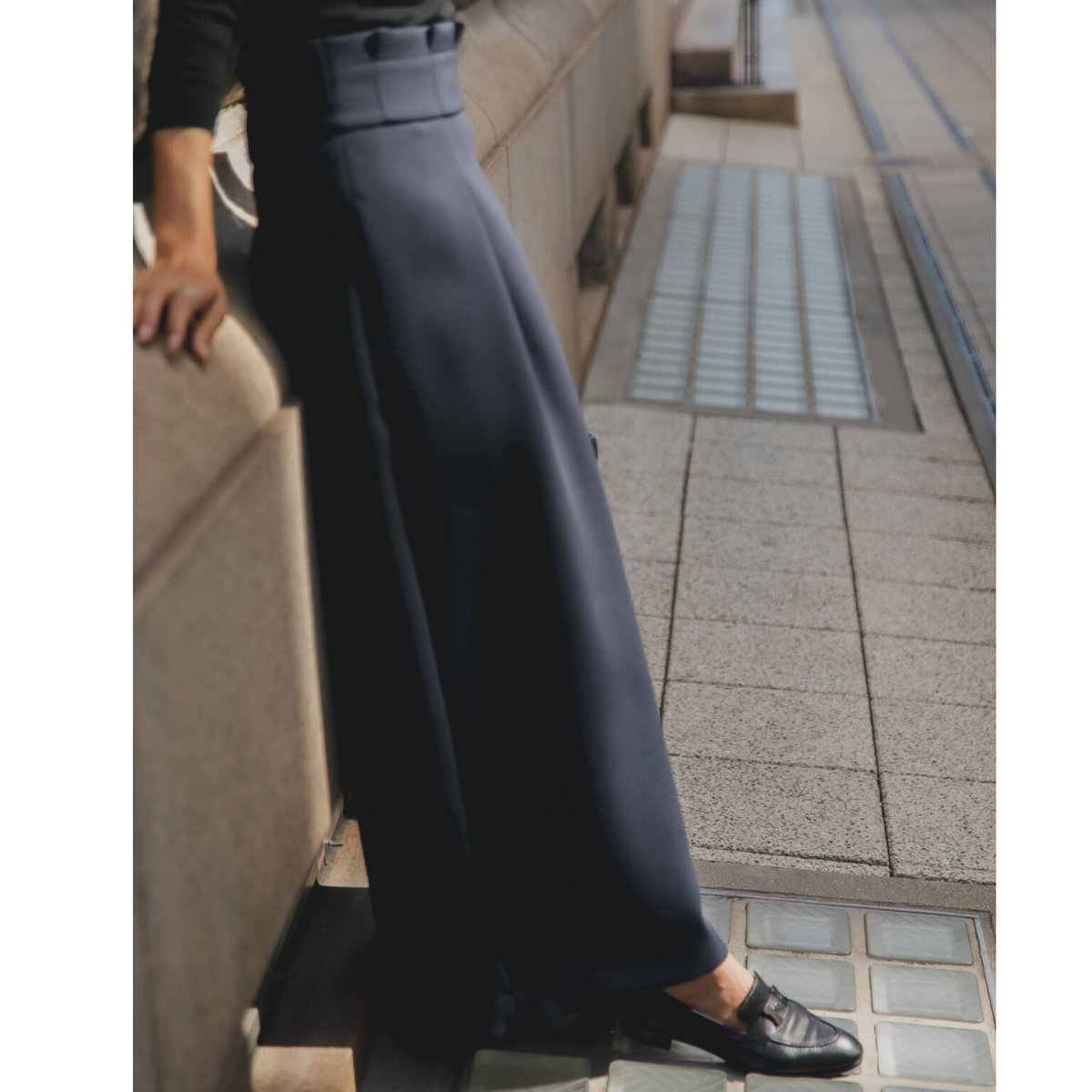 EASY COCOON SKIRT/Navy | FREY