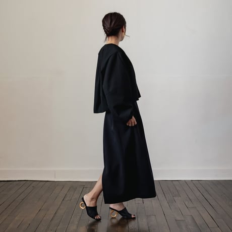 AIR TWEED BLOUSON / Black