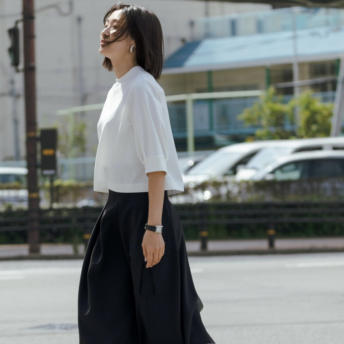 BASE SHORT SLEEVE/White | FREY