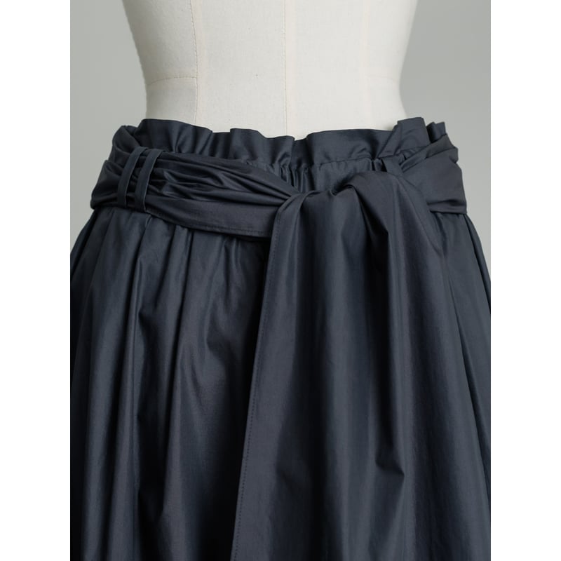 FREY EASY COCOON SKIRT ネイビー M