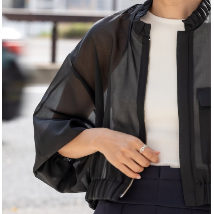 frey フレイAIR SUMMER BLOUSON Black