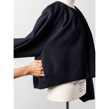 AIR TWEED BLOUSON / Navy