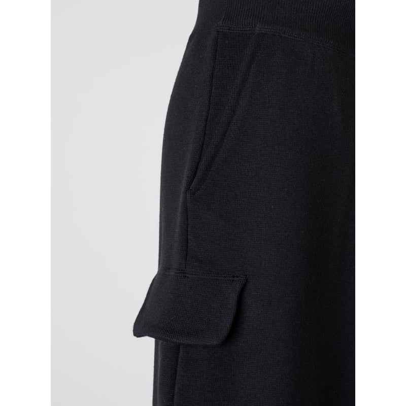KNIT COCOON PANTS/Black | FREY