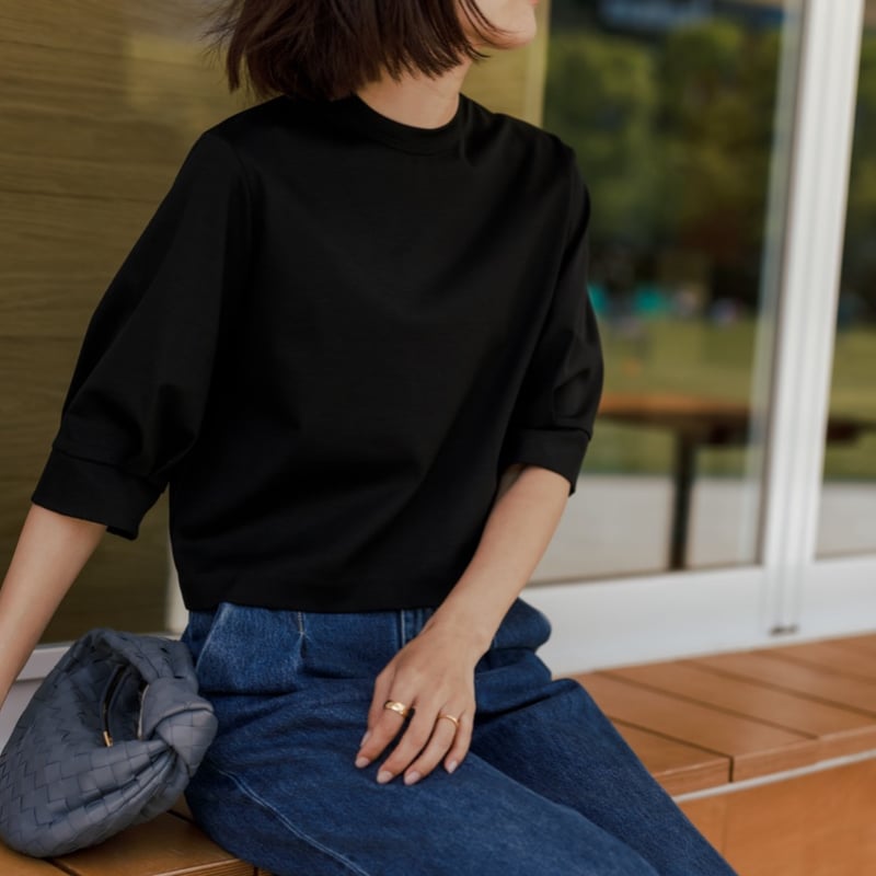 BASE SHORT SLEEVE/Black | FREY